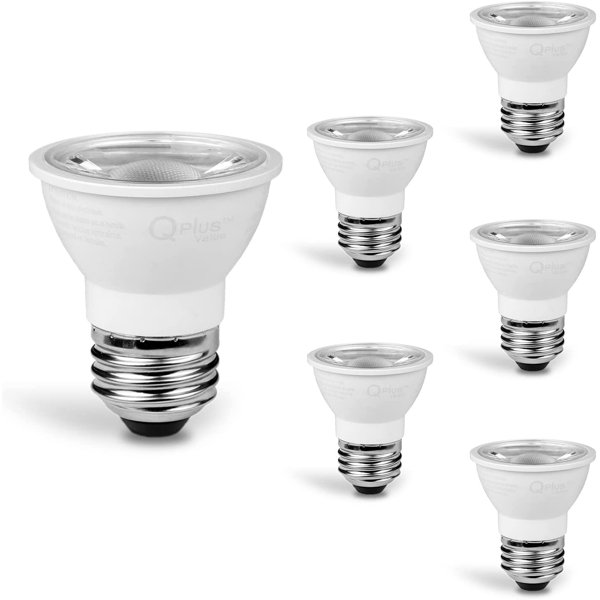 QPLUS PAR16 LED Dimmable Light Bulb, E26/Medium (Standard), 7 Watt (50